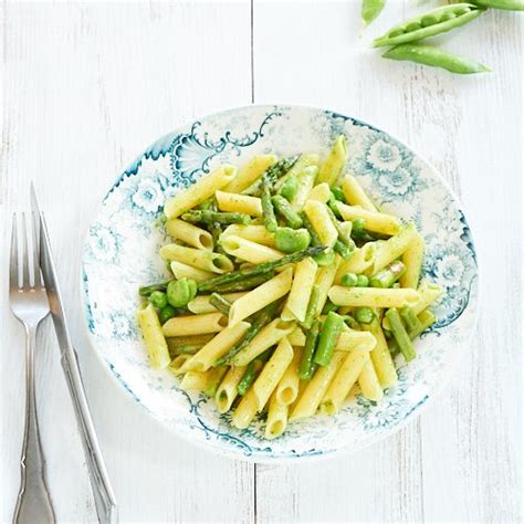 Penne Aux Asperges Et Huile De Persil Recette Facile