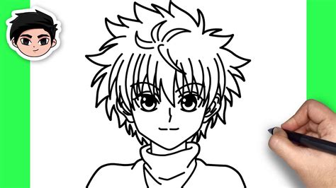 Cómo dibujar Killua | Hunter X Hunter - Fácil tutorial paso a paso