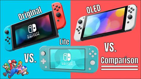 Nintendo Switch Models Comparison Original Lite And Oled Old Roms