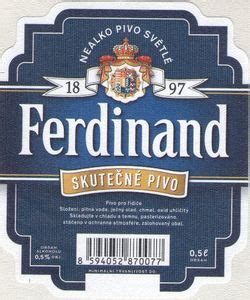 Drink Label Px Ferdinand Nealko Pivo Sv Tl Pivovar Ferdinand Bene Ov