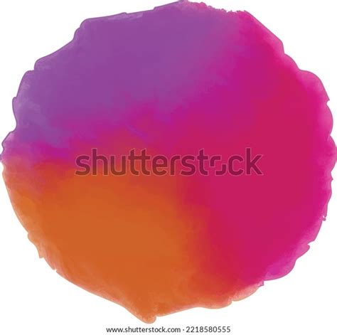 Watercolor Brush Splash Stain Stock Vector Royalty Free