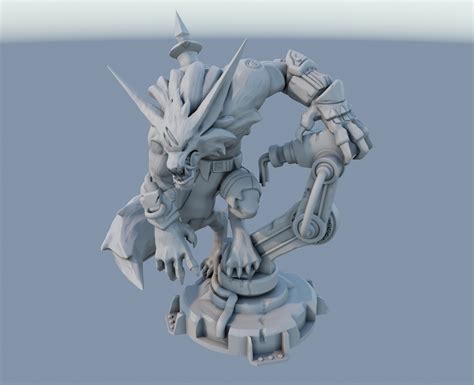 Stl File Warwick League Of Legends D Print Model D Printer Model