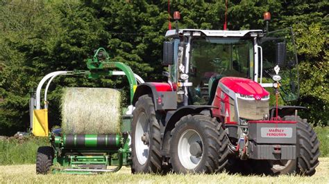 JK Phillips Wrapping Silage Bales YouTube