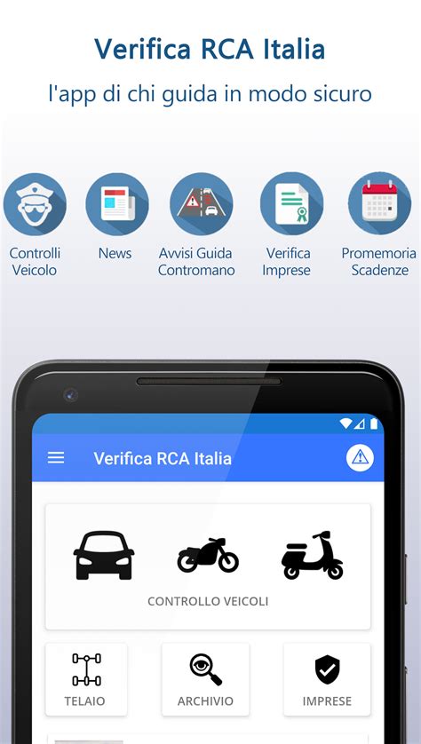 Android Verifica Rca Italia