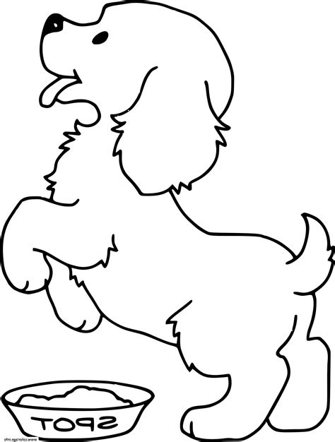 Dessin A Colorier Chien Cool Image Coloriage Chien Bebe Adorable