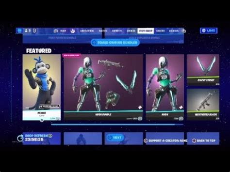 New Fortnite Shop Th May Return Monks Skin Hush Bundle Starfish