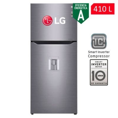 Refrigeradora Lg Lt Top Freezer Gt Wppdc Plata Sodimac Per