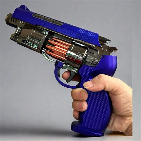 Non-Projectile Cool Sound & Light Up Vibrating Revolver Toy Gun, Random Color for Sale Australia ...