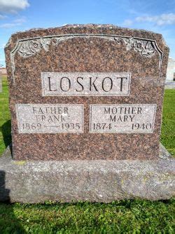 Frank Loskot 1869 1935 Find A Grave Memorial Grave Memorials