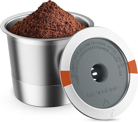 RETHONE K Cup Cápsulas de café reutilizables de acero inoxidable