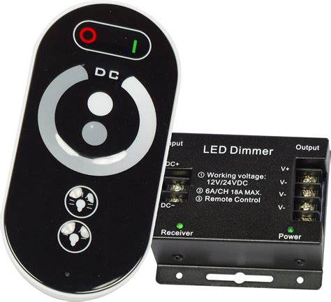 Dimmer Telecomando Per Strisce LED Monocolore 12 24 V Max 18 A