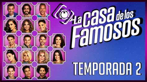 Orden De Eliminación La Casa De Los Famosos 2022 Temporada 2 Youtube