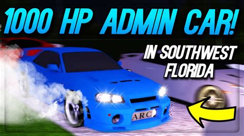 I Took A Hp Admin Car To A Drag Race In Southwest Florida Roblox