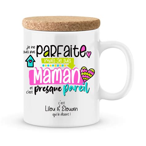 Id E Cadeau Maman Mug Personnalis Pr Nom Et Photo Joli Mug