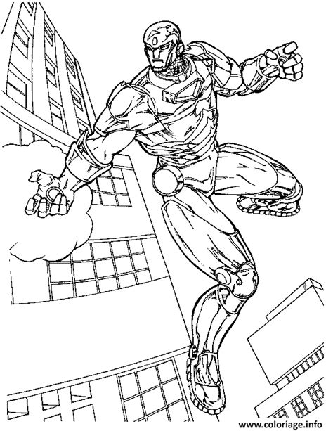 Coloriage Iron Man Jecolorie