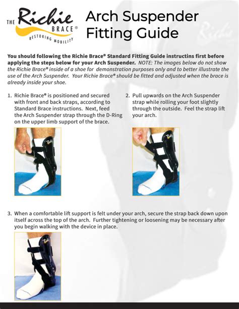 Fitting Guides The Richie Brace