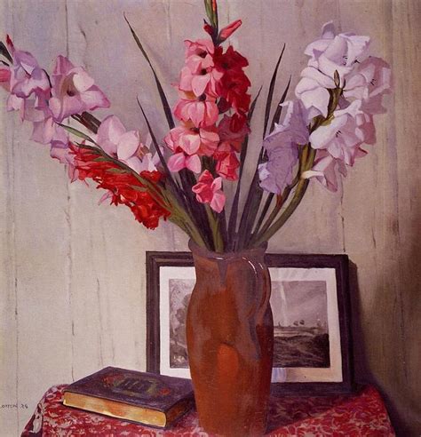 Reproductions De Qualit Mus E Still Life With Gladioli De Felix