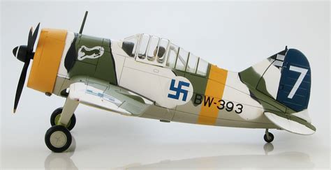 Brewster Buffalo Model 239 BW-393 "White 7" 1 Lt. Hans Wind 1943 1/48 Diecast Model Images at ...