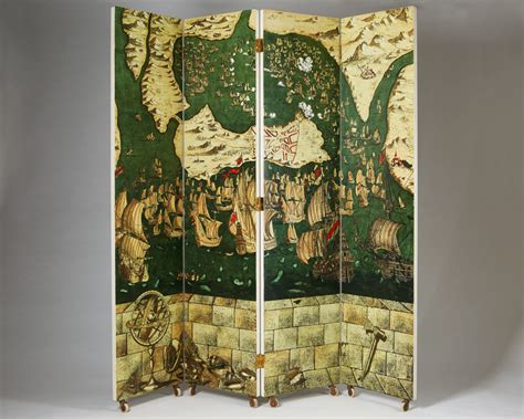 Folding screen by Piero Fornasetti, — Modernity