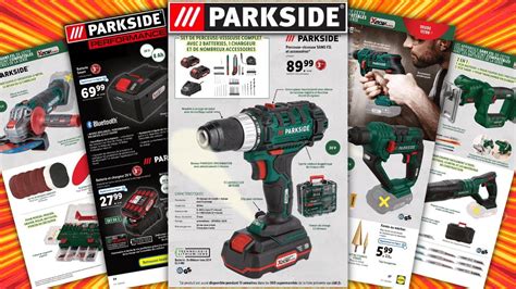 Catalogue LIDL du 16 au 22 août 2023 Arrivage Bricolage PARKSIDE