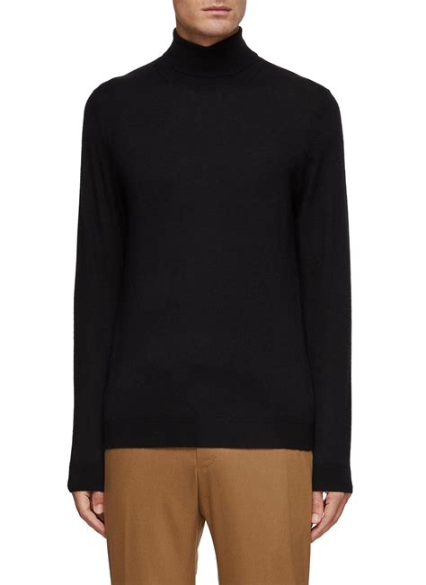 Classic Cashmere Knit Turtleneck Sweater