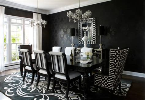 18 Extravagant Black White Dining Rooms That Are Worth Seeing