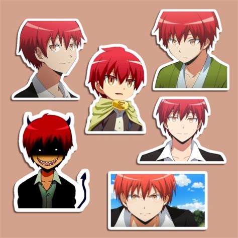 Jual Sticker Anime Assasination Classroom Sticker Karma Akabane Nagisa