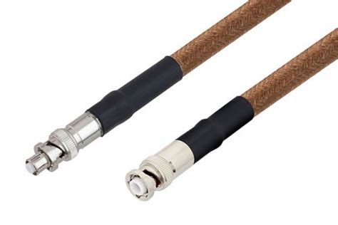 MHV Male To SHV Plug Cable Using RG225 Coax