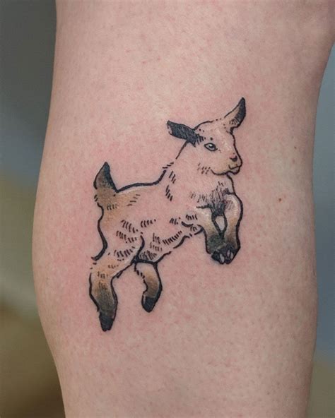 Goat Tattoo Tattoo Goat Sheep Tattoo Cute Tattoos