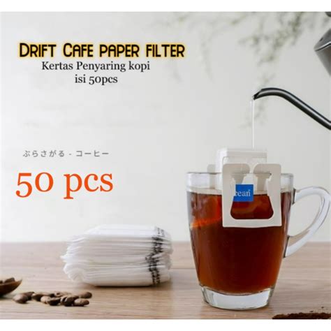 Jual Pcs Drip Coffee Bag Kertas Penyaring Kopi Japan Style Shopee