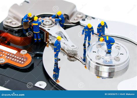 Hard Disk Repair Concept Royalty Free Stock Photo - Image: 24503675