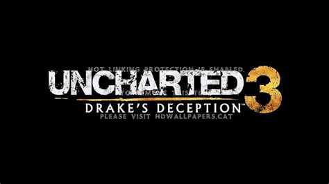 Uncharted 3 Drake S Deception Ps3 Sony Game Drake Logo HD Wallpaper