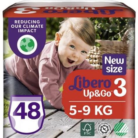 Підгузок Libero UpGo 3 5-9 кг 48 шт (7322541165752) – низкие цены ...