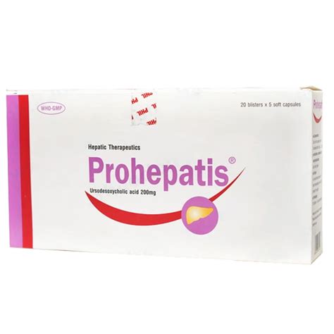 Thuốc Prohepatis 200mg điều Trị Sỏi Mật Xơ Gan Mật 100 Viên