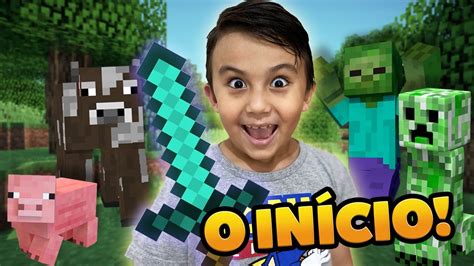 O In Cio Do Canal E Da S Rie De Minecraft Youtube