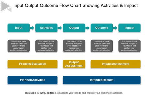 Input Output Outcome Flow Chart Showing Activities And Impact ...