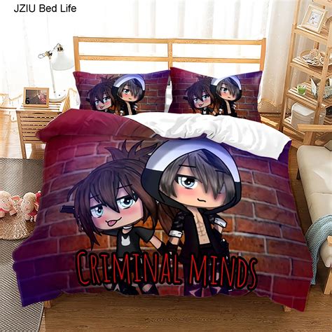 New Gacha Life Bedding Set Single Twin Full Queen King Size Gacha Life