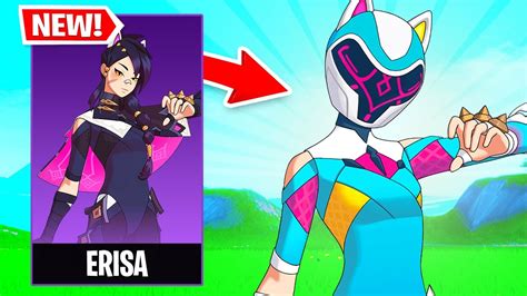 New Erisa Skin Gameplay In Fortnite Youtube