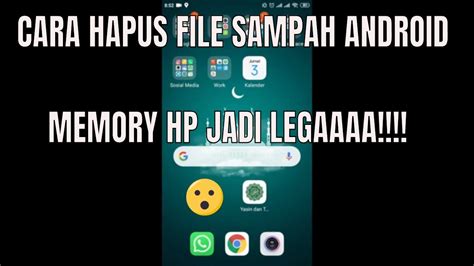 Cara Hapus Semua File Sampah Di Hp Android Xiaomi Samsung Dll Youtube