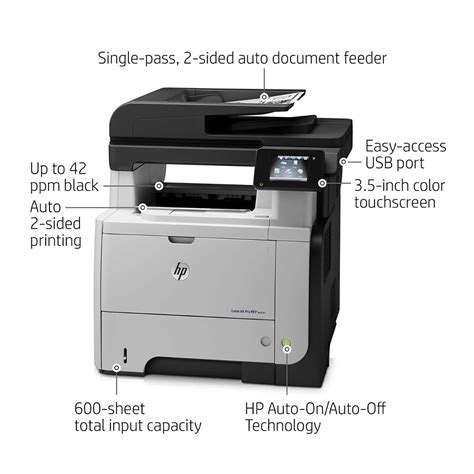 HP LaserJet Pro M521dn Multi Function Printer Printers India