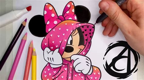 Como Desenhar A Minnie Agasalhada A Dai Oliveira Youtube