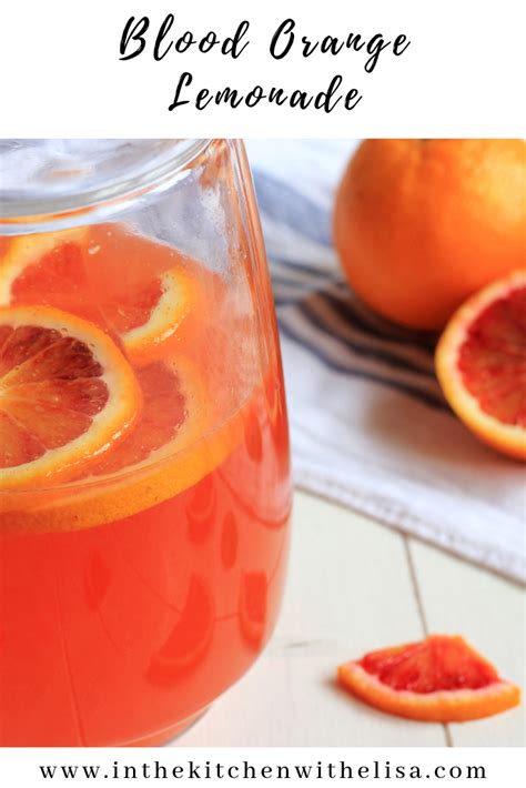 Homemade Blood Orange Lemonade Artofit