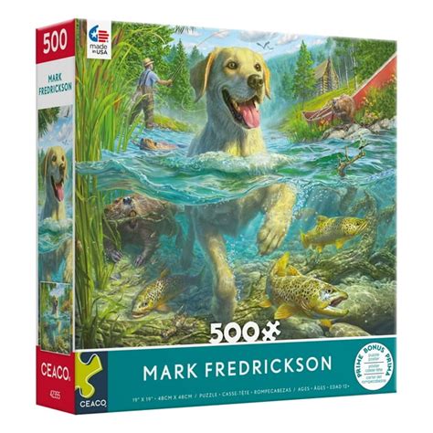 Ceaco Lets Fish 500 Piece Interlocking Jigsaw Puzzle