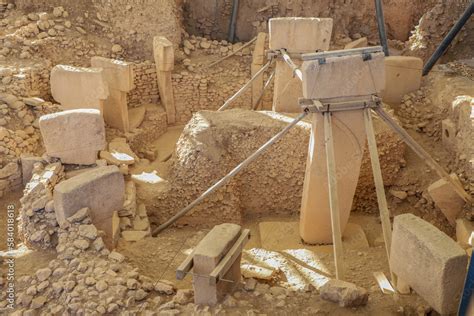 Gobeklitepe Archaeological Site Sanliurfa Turkey Gobeklitepe The