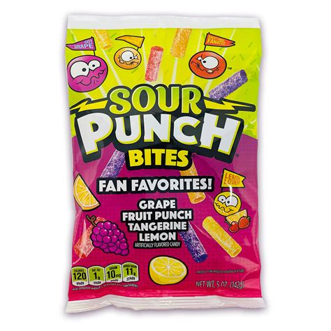 Sour Punch Bites Fan Favourites 5oz Candy Funhouse Candy Funhouse Ca