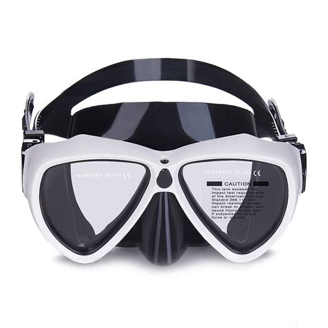 Panoramic Hd Scuba Swim Mask Tempered Anti Fog Lens Glasses Scuba Dive