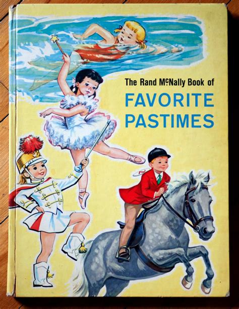 Dorothy Grider Illustrated Favorite Pastimes Rand Mcnally Via Etsy