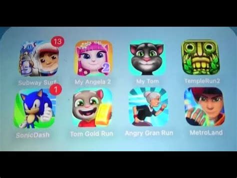 Subway Surfers My Angela My Tom Temple Run Sonic Dash Tom Gold