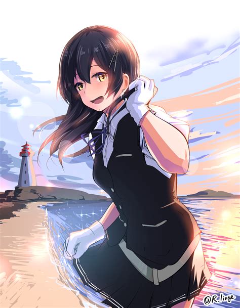 Oyashio Kantai Collection Drawn By Lingerie Aki Danbooru