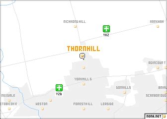 Thornhill (Canada) map - nona.net